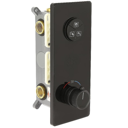 Душевая система ALMAes Ebro TVZ-8801 встраиваемая цвет черный - фото 4