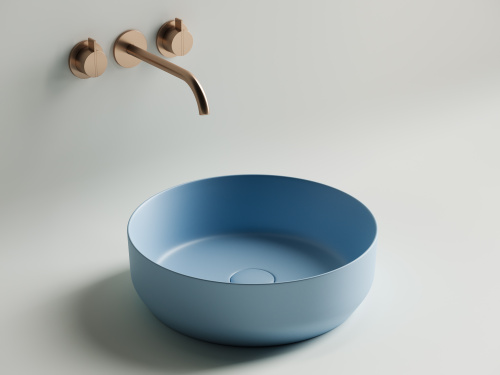 Раковина Ceramica Nova ELEMENT 39 см CN6022ML накладная цвет голубой матовый - фото 5
