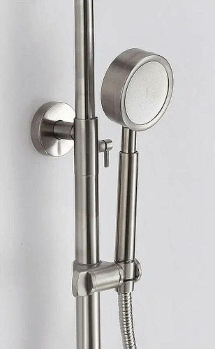 Душевая стойка D-Lin H10A23 настенная цвет сатин - фото 4