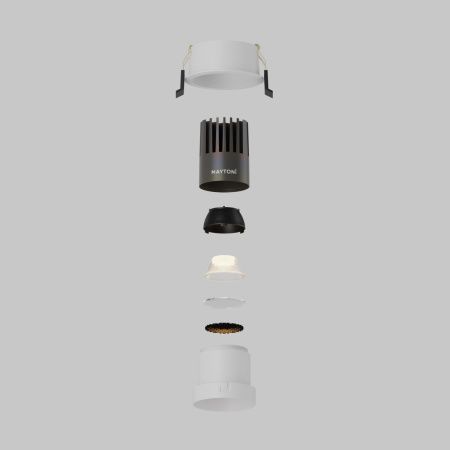 Светильник встраиваемый Maytoni Technical Dip DL116-10W-3K-W