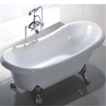 Ванна акриловая Cerutti SPA CT9323 160х75 отдельностоящая овальная с ножками