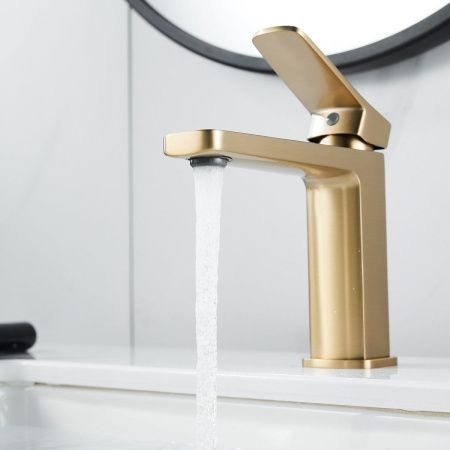 Смеситель Shevanik S9901G на раковину золото