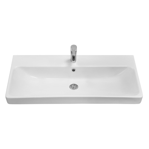 Раковина Santek Адриана 90 см WH501629 накладная цвет белый - фото 3