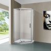 Душевой уголок Vincea Stresa VSP-1S100CL 100х100 стекло прозрачное профиль хром без поддона
