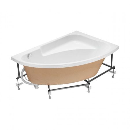 Ванна акриловая Santek Гоа 1WH112032 150х100 пристенная асимметричная без каркаса