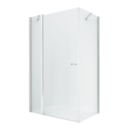 Душевой уголок New Trendy NEW SOLEO Chrome K-0399 100х100 стекло прозрачное профиль хром глянцевый без поддона