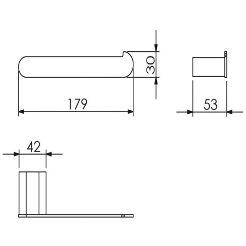 Бумагодержатель Langberger LUGANO 24048A - фото 2