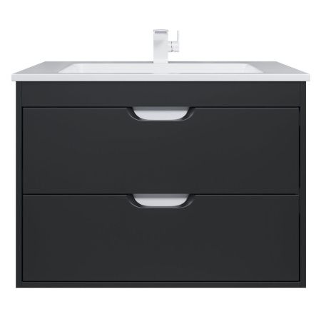 Тумба под раковину Uperwood Modul 2930205153 80х40 подвесная цвет черный