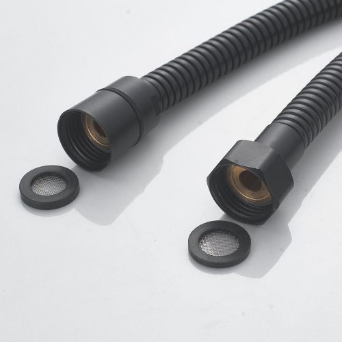 Душевая стойка Shevanik S4036H настенная цвет черный - фото 5