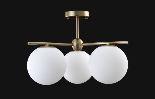 Люстра на штанге Crystal Lux Feliz (Фелиз) FELIZ SP-PL3 BRONZE/WHITE - фото 3