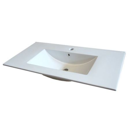 Тумба с раковиной Comforty Турин 00-00014644CF 90х50 подвесная цвет серый