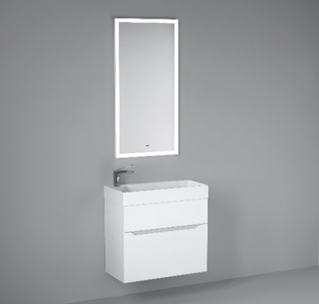 Тумба под раковину Jorno FOLK Folk.01.65/P/W/JR 62х32х55 подвесная цвет белый