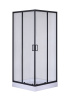 Душевой уголок Taliente TA-09092-1CB 90х90 стекло прозрачное профиль черный матовый без поддона
