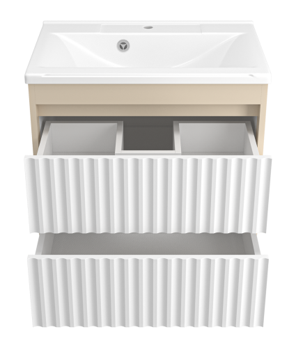 Тумба под раковину Brevita Balaton BAL-06065-03-012Я 63х44х54 подвесная - фото 3