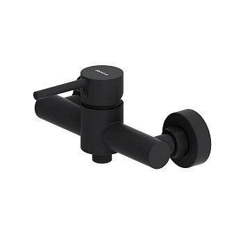 Смеситель для ванны и душа Damixa Scandinavian Pure 362000300 настенный черный без термостата