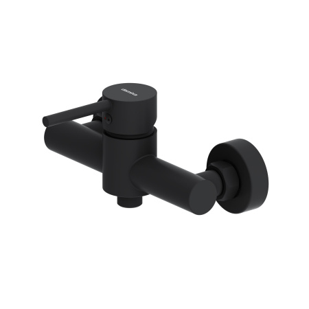 Смеситель для ванны и душа Damixa Scandinavian Pure 362000300 настенный черный без термостата