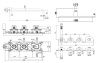 Душевая система Paffoni Modular Box KITMB000CRKING встраиваемая в стену цвет хром