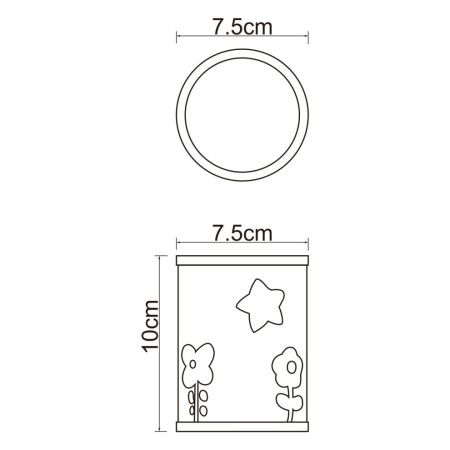 Стакан для зубных щеток WasserKRAFT 6428