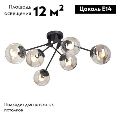 Люстра потолочная Vitaluce V4323 V4323-1/6PL