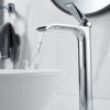 Смеситель для раковины Shevanik S4111 на столешницу хром