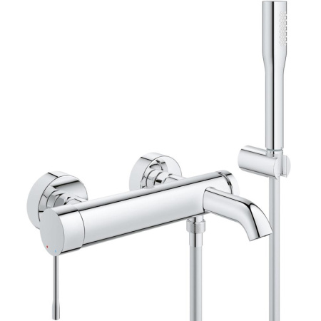 Смеситель Grohe Essence 33628001 настенный хром без термостата