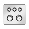 Смеситель для душа Gessi Hi-Fi Eclectic 65234#031 встраиваемый в стену хром с термостатом