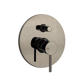 Смеситель Gessi Emporio Via tortona 18779#149 встраиваемый в стену никель без термостата