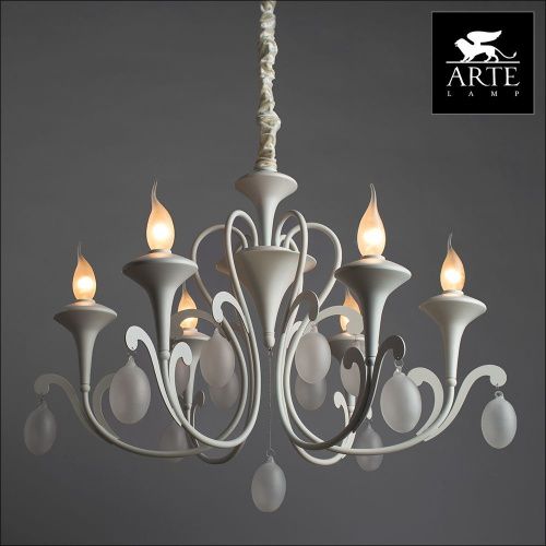 Люстра подвесная Arte Lamp Montmartre (Монтмартре) A3239LM-6WH - фото 4