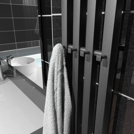 Полотенцесушитель Маргроид Inaro профильный Inaro-12018-1081-7024 21х120 электрический графитовый серый