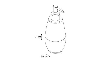 Диспенсер жидкого мыла Fixsen Deco FX-280-1