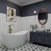 Ванна акриловая Wellsee Carefree Dove 232901000 170х75 отдельностоящая асимметричная с ножками