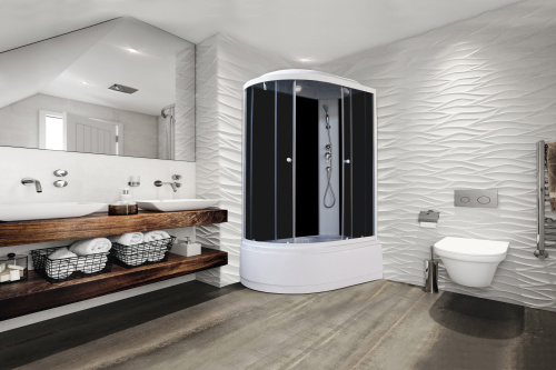 Душевая кабина Parly Classic EC1221R 120х80 асимметричная с крышей