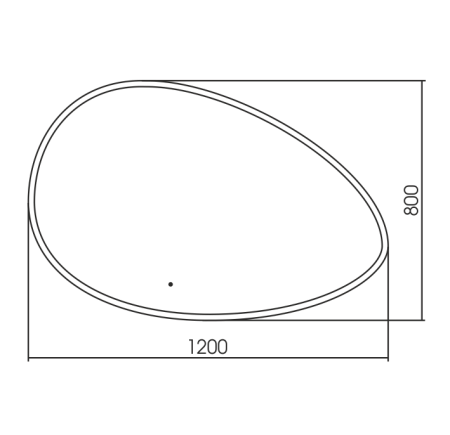 Зеркало с подсветкой Azario Omega LED-00002557 120х80 подвесное