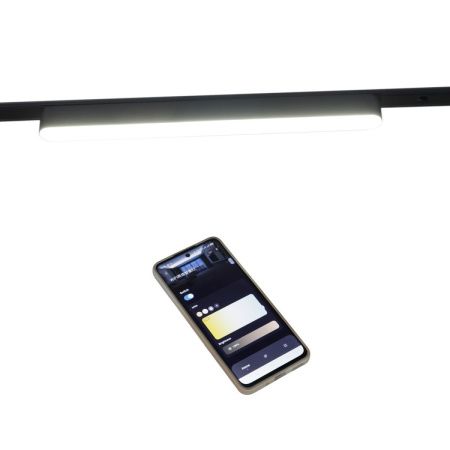 Трековый магнитный светильник Reluce 13001-9.3-001UR magnetic LED16W BK CCT+SMART