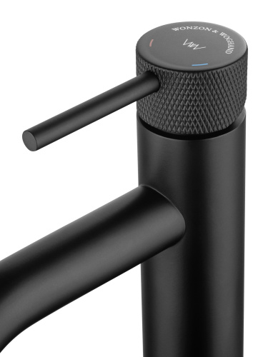 Смеситель Wonzon & Woghand WW-H1061-MB на раковину черный - фото 4