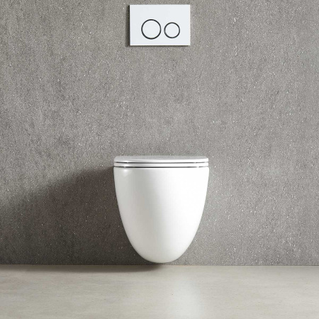 Унитаз подвесной Vincea Bien VT1-51T белый с сиденьем микролифт безободковый смыв торнадо