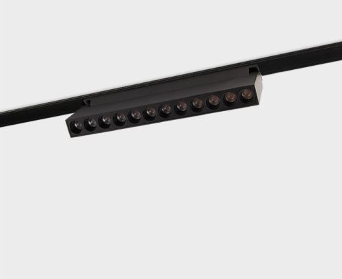 Трековый магнитный светильник Italline Atom (Атом) IT012-5023 black 3000K - фото 2