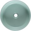 Раковина керамическая Allen Brau Fantasy 4.11033.MT 40х40 накладная цвет зеленый без отверстий под смеситель