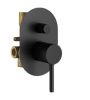Смеситель для душа Plumberia Selection Ixo KIT1001NO встраиваемый в стену черный