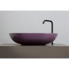 Раковина керамическая White Ceramic Balisong W0807PL 60х40 накладная цвет фиолетовый