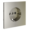 Накладка для розетки с заземлением и защитными шторками VOLTUM S70 VLS000704