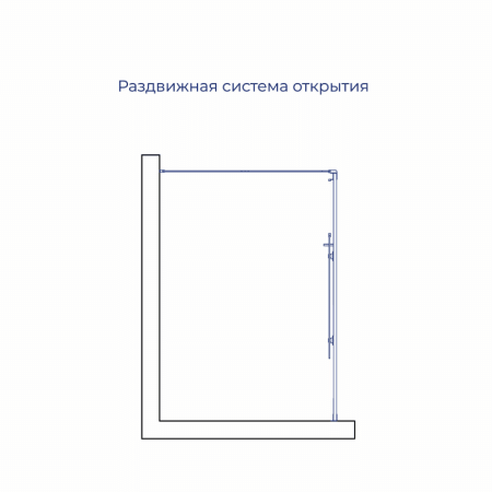 Душевой уголок RGW Passage (Пассаж) 35087638-11 130х80 стекло прозрачное профиль хром без поддона