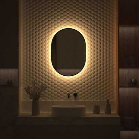 Зеркало с подсветкой Defesto AURA DF 2933 50х70 подвесное