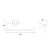 Полотенцедержатель Rose RG19E RG1906E