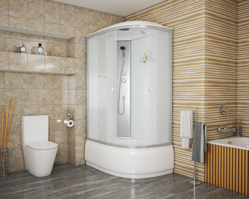 Душевая кабина Niagara Eco E120/80/40L/MT 120х80 асимметричная - фото 3