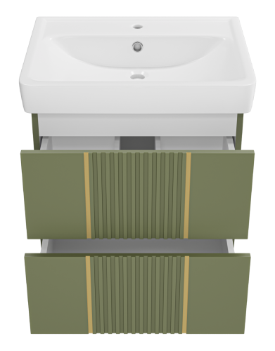 Тумба под раковину Brevita Vega VEG-09060-0802Я 55х43х50 - фото 3