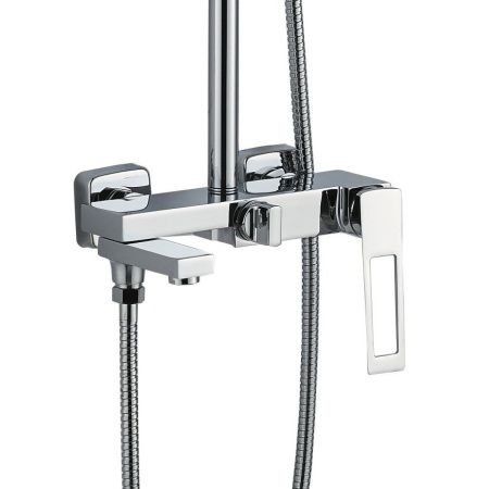 Душевая стойка Haiba HB24817 настенная цвет хром