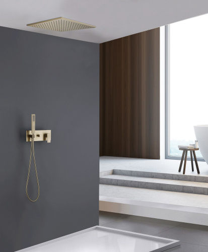 Душевая система ABBER AF8221G встраиваемая в стену - фото 2