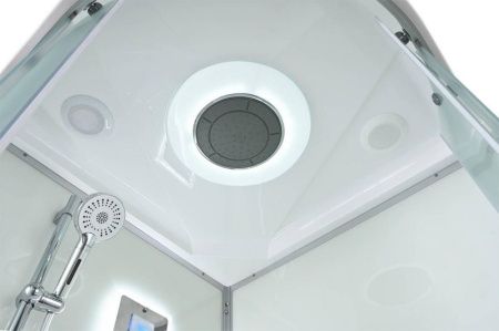 Душевая кабина AvaCan D D5090LED 90х90 четверть круга с крышей ориентация универсальная