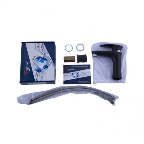 Смеситель Plstart PL1005-7 на раковину черный - фото 4